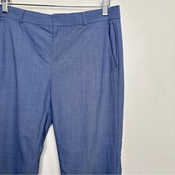 Banana Republic Womens 4 Slim Wool Avery Trouser Light Navy Color - Picture 5 of 12